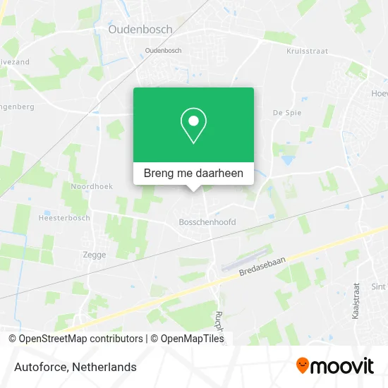 Autoforce kaart