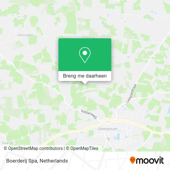 Boerderij Spa kaart