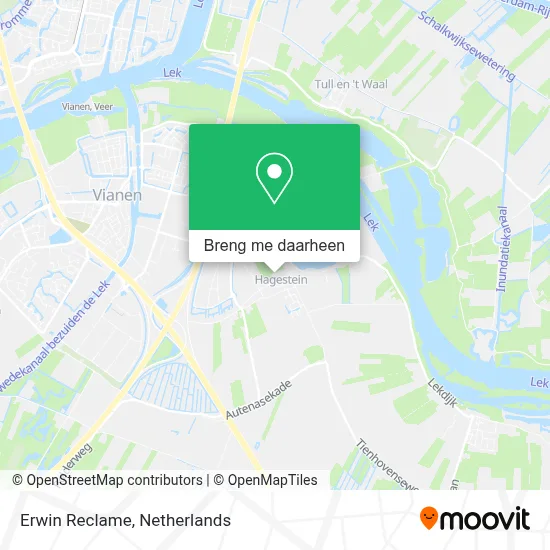 Erwin Reclame kaart
