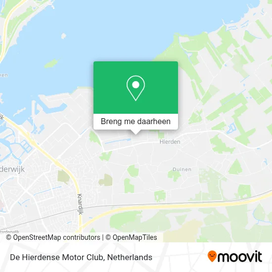 De Hierdense Motor Club kaart