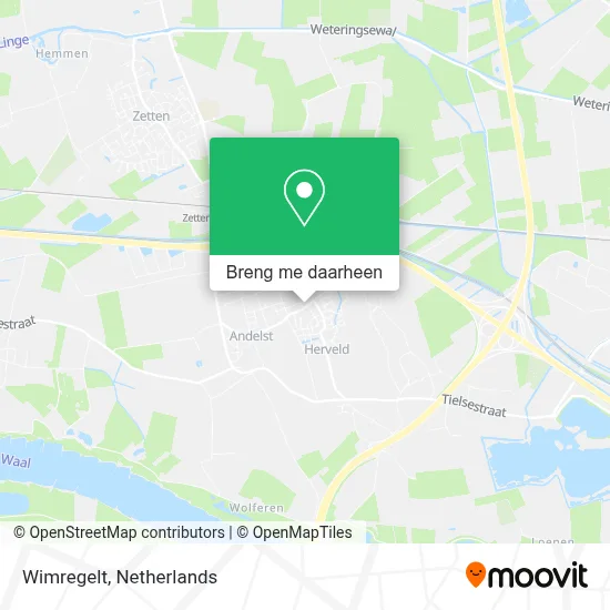 Wimregelt kaart