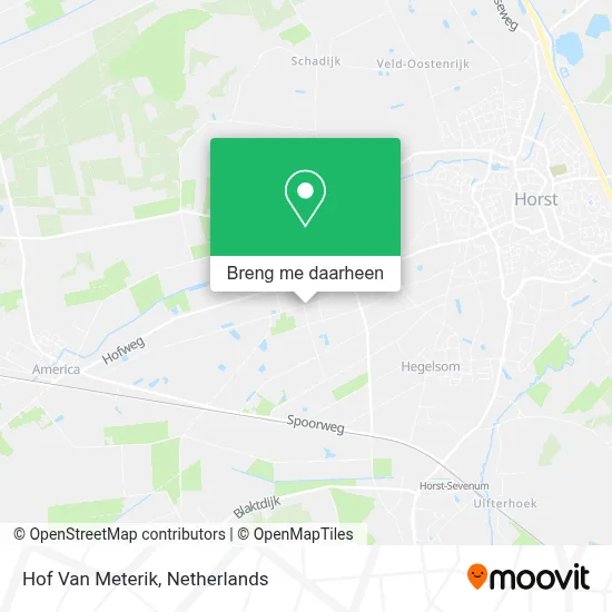 Hof Van Meterik kaart
