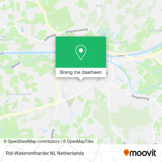 Rdi-Waterontharder.Nl kaart