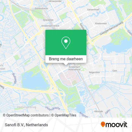 Sanofi B.V. kaart