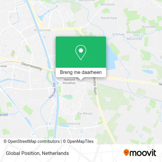 Global Position kaart