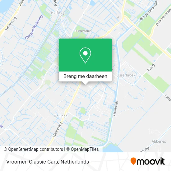 Vroomen Classic Cars kaart