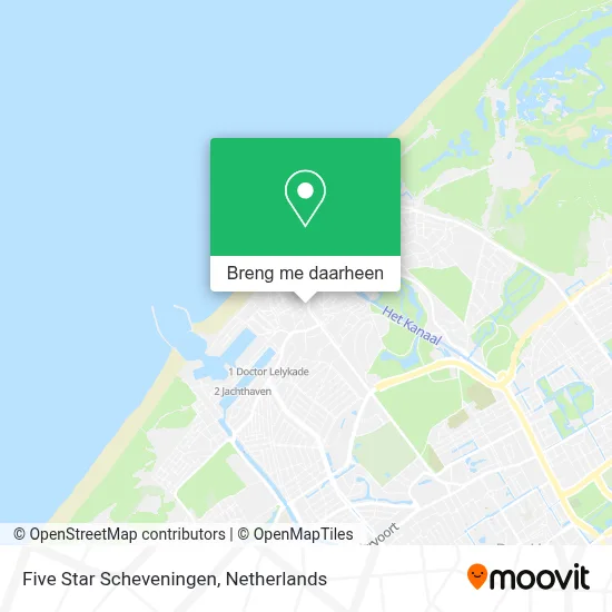 Five Star Scheveningen kaart