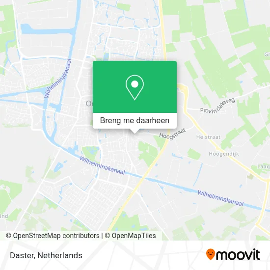 Daster kaart