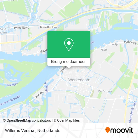 Willems Vershal kaart