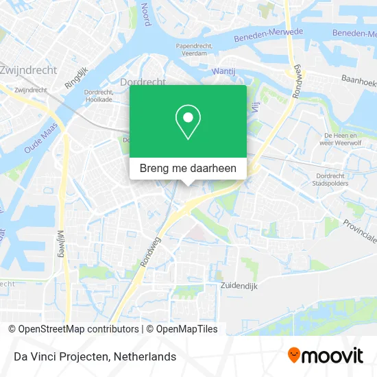 Da Vinci Projecten kaart