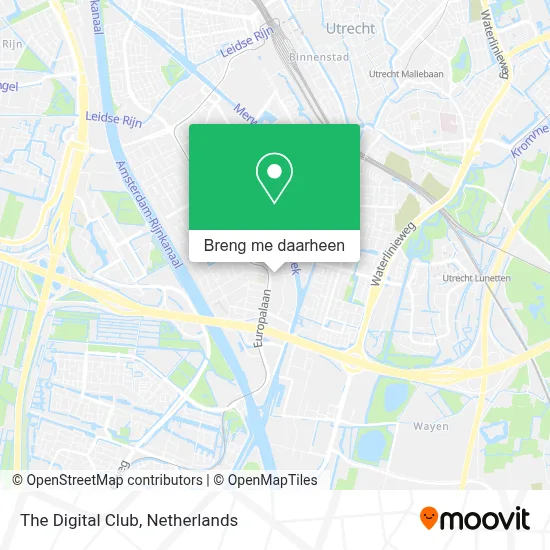 The Digital Club kaart