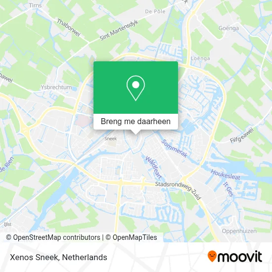 Xenos Sneek kaart