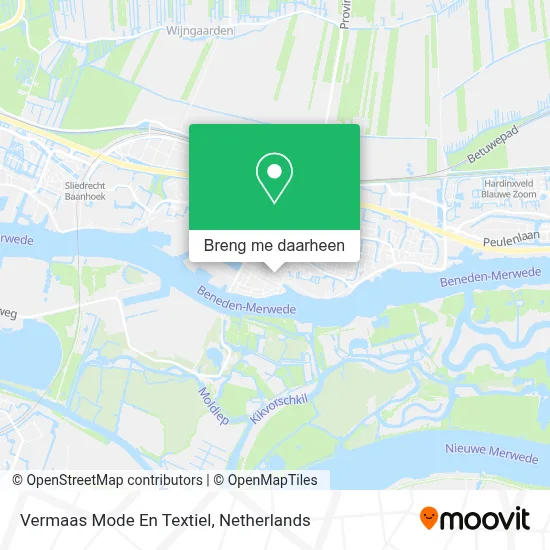 Vermaas Mode En Textiel kaart