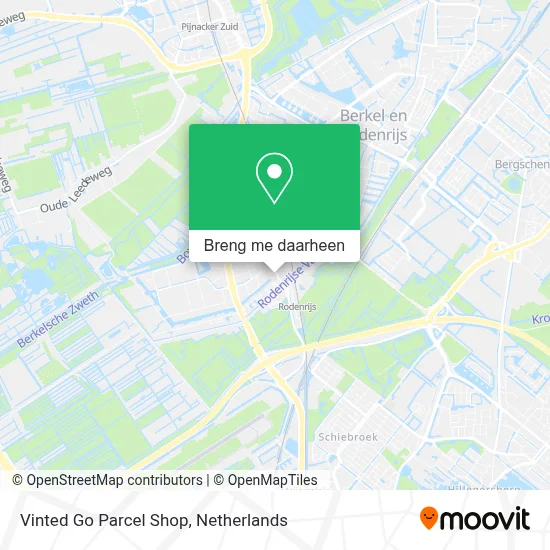 Vinted Go Parcel Shop kaart
