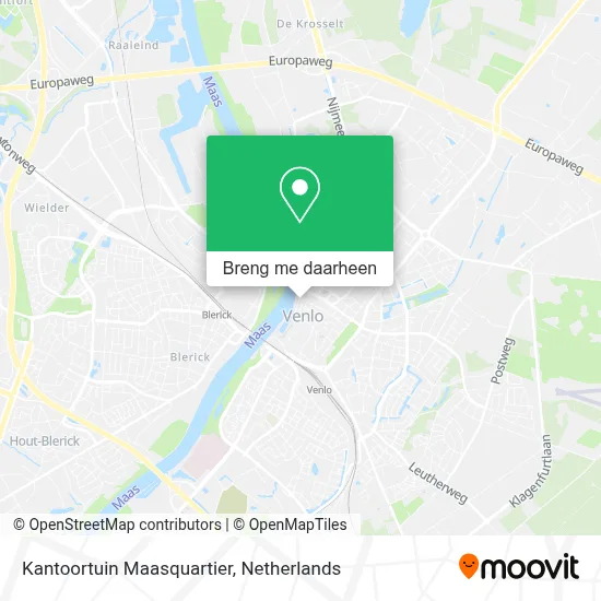 Kantoortuin Maasquartier kaart