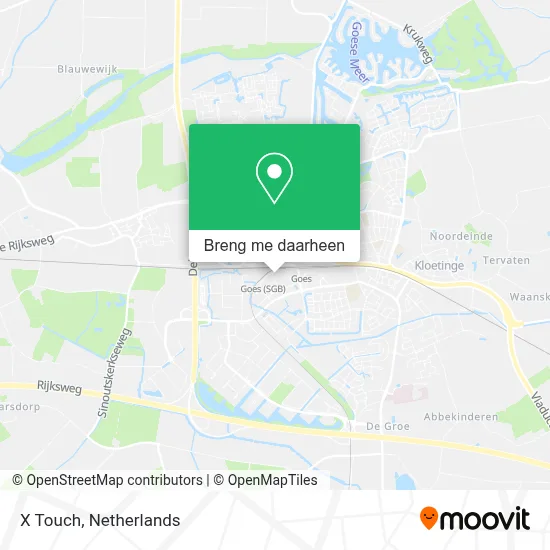 X Touch kaart