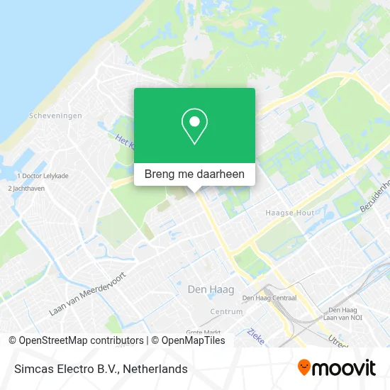 Simcas Electro B.V. kaart