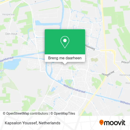 Kapsalon Youssef kaart