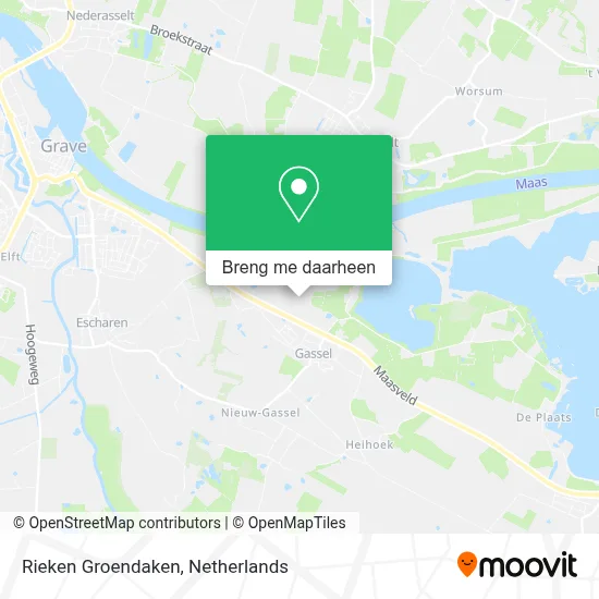 Rieken Groendaken kaart