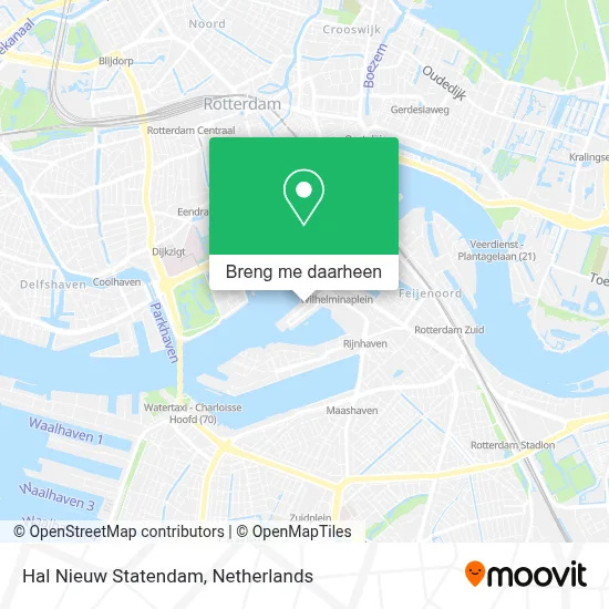 Hal Nieuw Statendam kaart