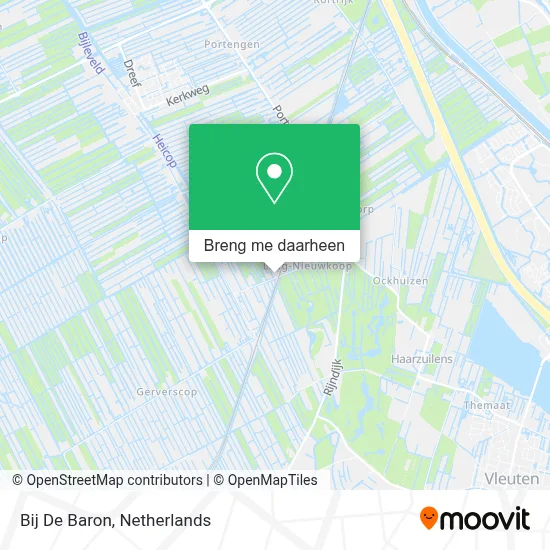 Bij De Baron kaart
