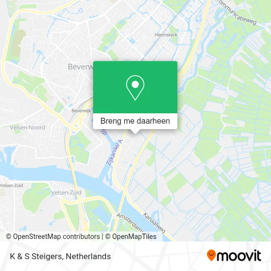 K & S Steigers kaart