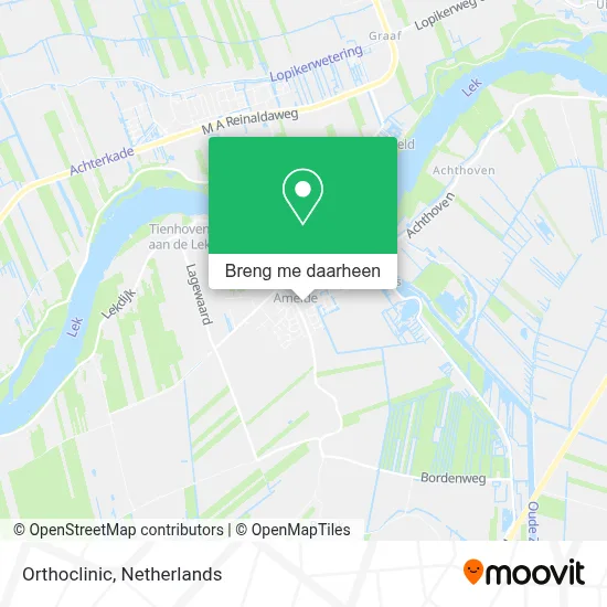 Orthoclinic kaart