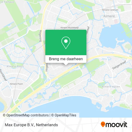 Max Europe B.V. kaart