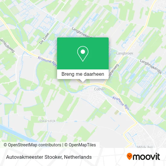 Autovakmeester Stooker kaart