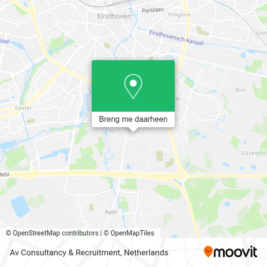 Av Consultancy & Recruitment kaart