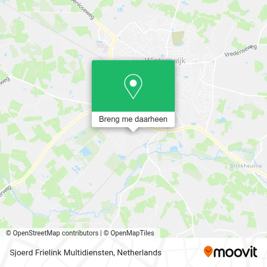Sjoerd Frielink Multidiensten kaart