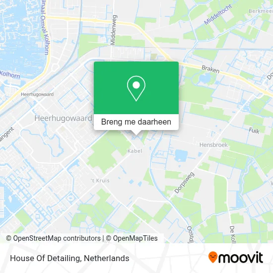 House Of Detailing kaart