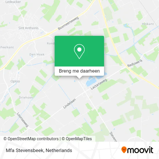 Mfa Stevensbeek kaart