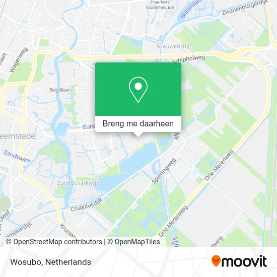 Wosubo kaart