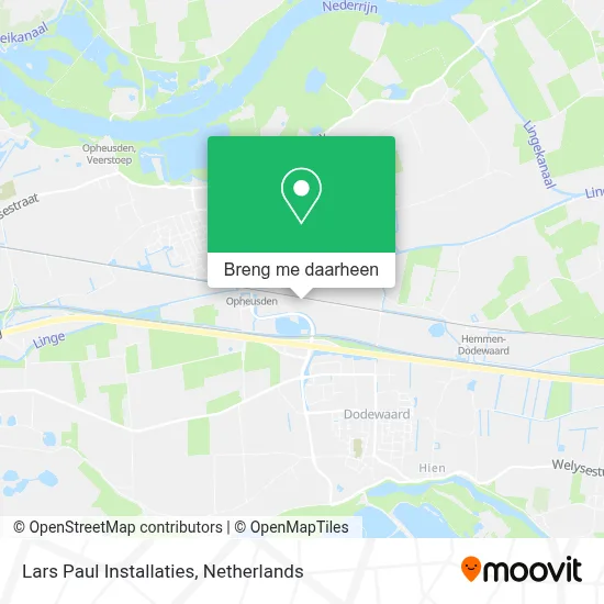 Lars Paul Installaties kaart