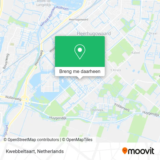 Kwebbeltaart kaart