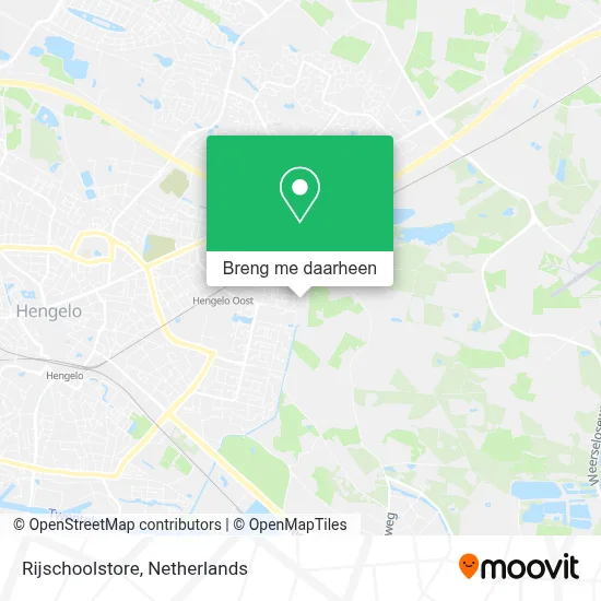 Rijschoolstore kaart