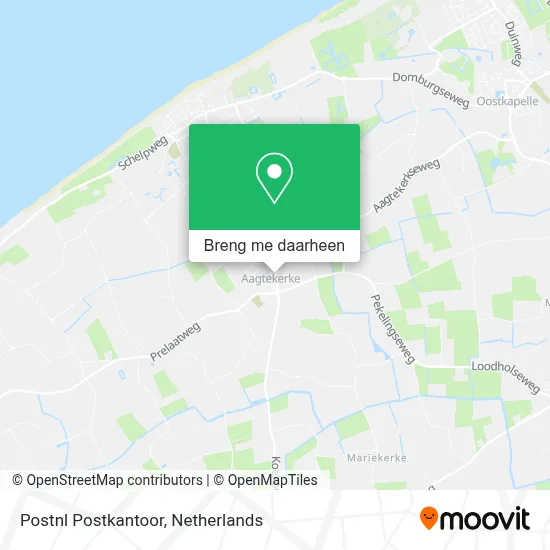 Postnl Postkantoor kaart