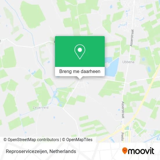 Reproservicezeijen kaart