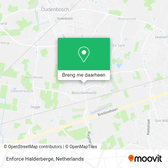 Enforce Halderberge kaart