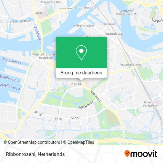 Ribbonrosenl kaart