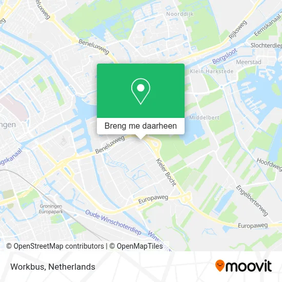 Workbus kaart