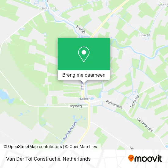 Van Der Tol Constructie kaart