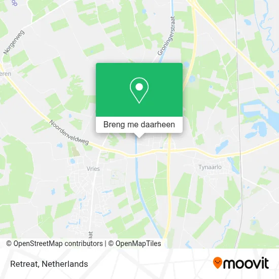 Retreat kaart