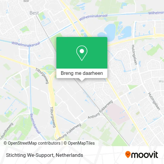 Stichting We-Support kaart
