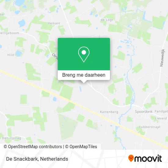 De Snackbark kaart