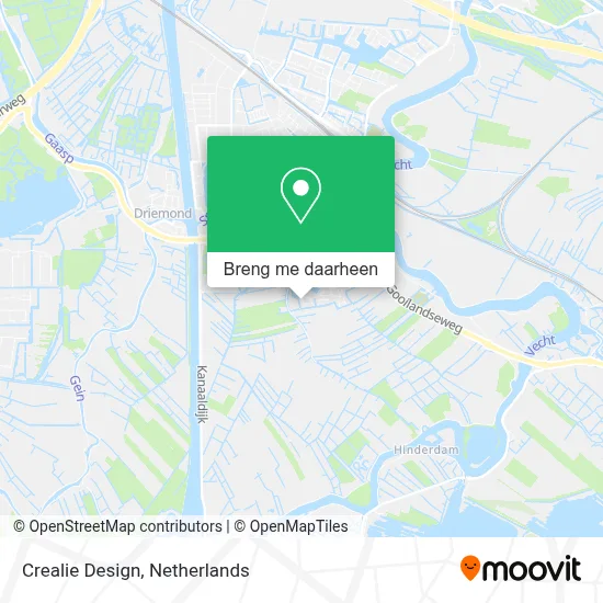 Crealie Design kaart