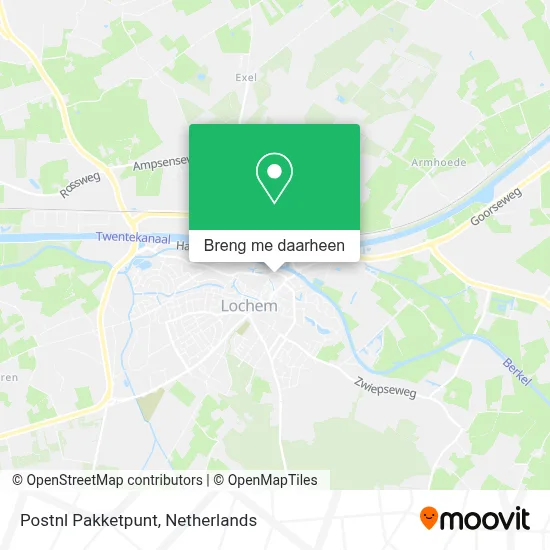 Postnl Pakketpunt kaart