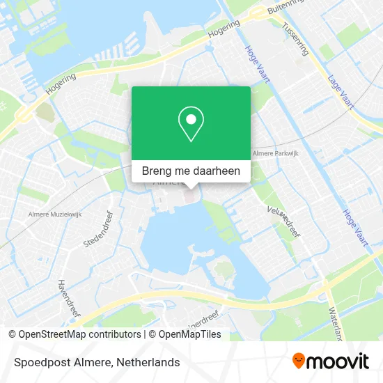 Spoedpost Almere kaart