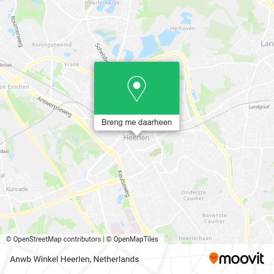 Anwb Winkel Heerlen kaart